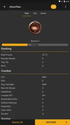 Chicken Tracker Stats for PUBG android App screenshot 0