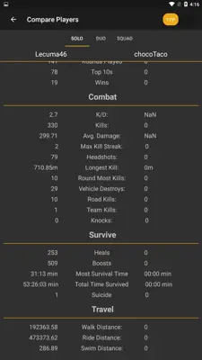 Chicken Tracker Stats for PUBG android App screenshot 8